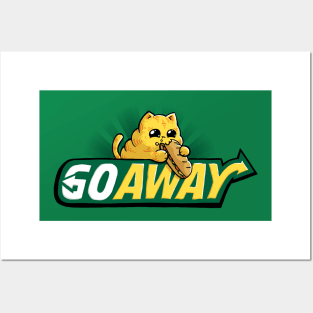 Go Away Posters and Art